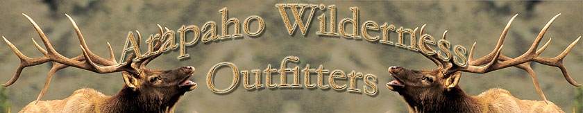Picture of Colorado elk, mule deer and bear hunting in the Indian Peaks Wilderness with Arapaho Wilderness Outfiitters. 